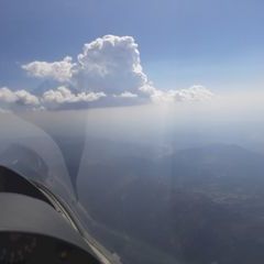 Flugwegposition um 14:24:35: Aufgenommen in der Nähe von Département Alpes-de-Haute-Provence, Frankreich in 3717 Meter